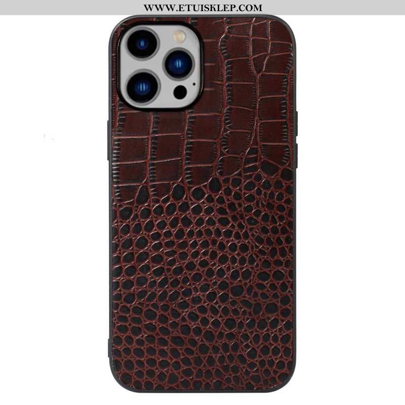 Etui do iPhone 14 Plus Oryginalna Skóra Krokodyla